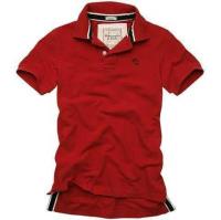 heren abercrombie and fitch korte polo t-shirt rood moose logo Vrije Tijd bfqea974